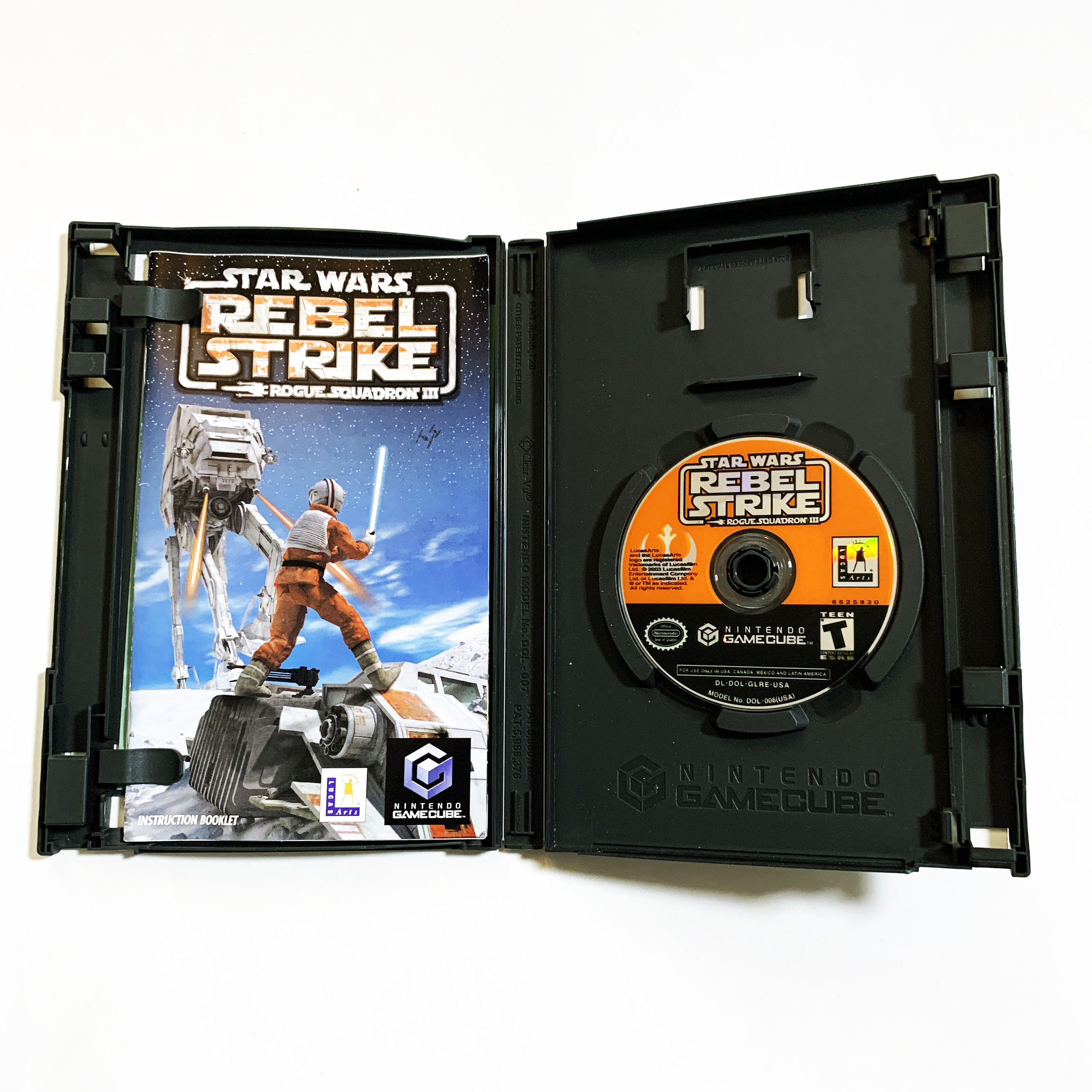 Vintage Nintendo Gamecube Star Wars Rebel Strike Rogue