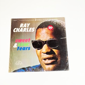 Vintage Ray Charles Sweet & Sour Tears LP Record Album Vinyl 1964 Double  LP 12&quot;