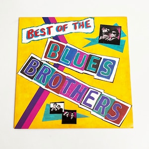 Vintage Best of The Blues Brothers Greatest Hits LP Record Vinyl 12" 1981 80s.