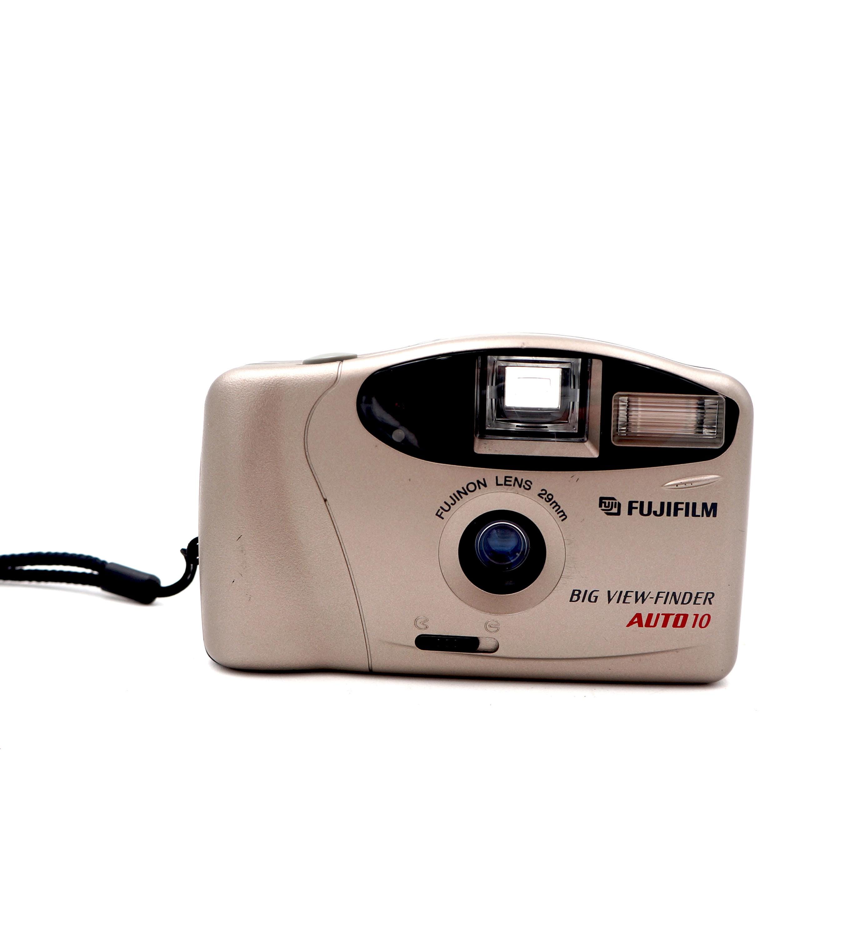 Vintage Fuji Fujifilm Big Viewfinder Auto 10 Film Camera Lens 35mm
