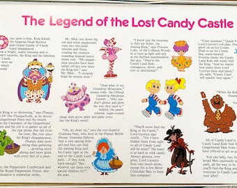 Vintage Candy Land Board Game, 1984 Milton Bradley, Complete