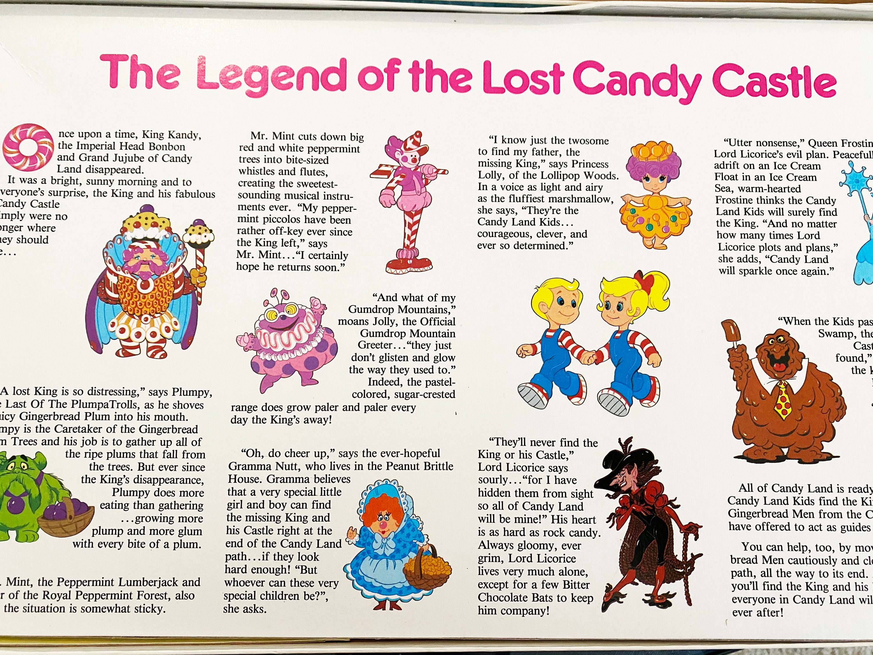 Vintage Original Candy Land Milton Bradley Board Game 1984