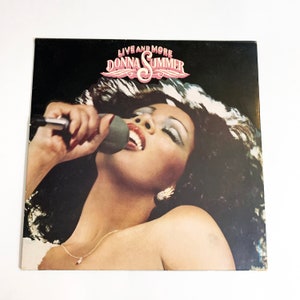 Vintage Donna Summer Live and More Original Double Album Record 12 Vinyl MacArthur Park 70s