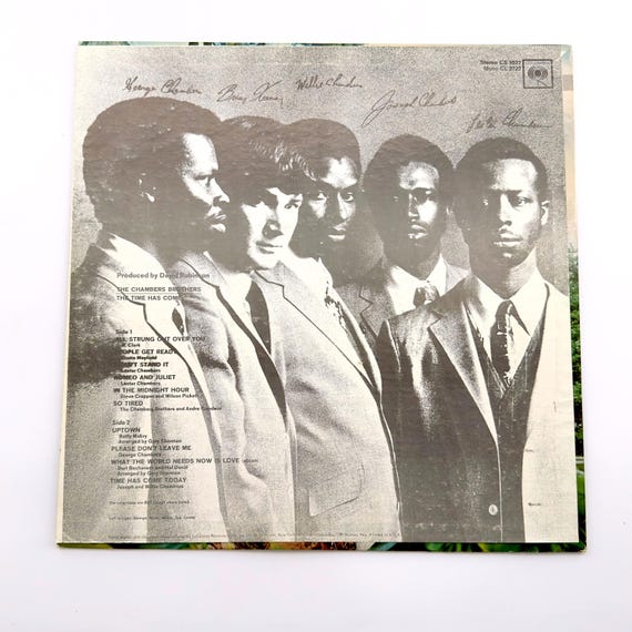 Vintage the Chambers Brothers the Time Has Come Vinyl Record LP