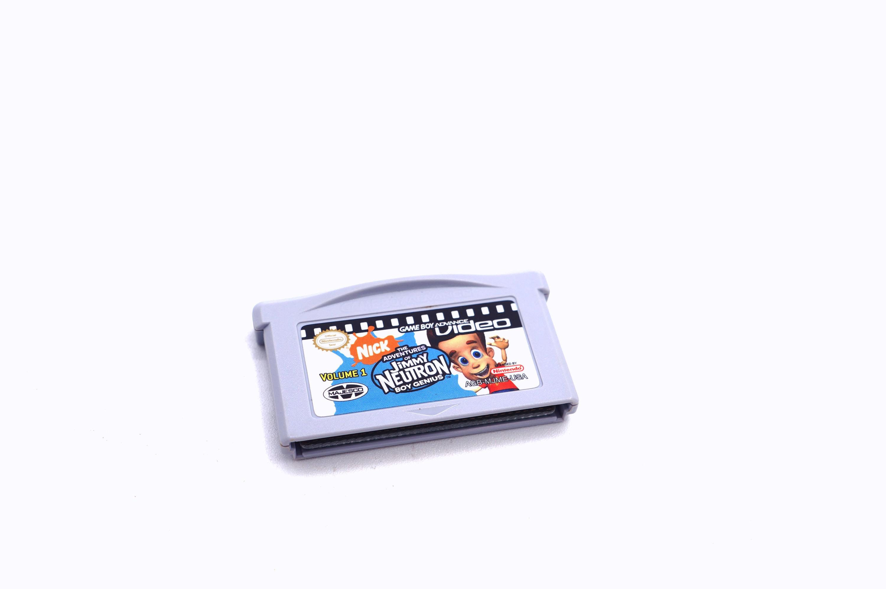 Gameboy Advanced Genius Nintendo Jimmy Neutron Boy Genius Volume 1 Gameboy Advance GBA Video ...