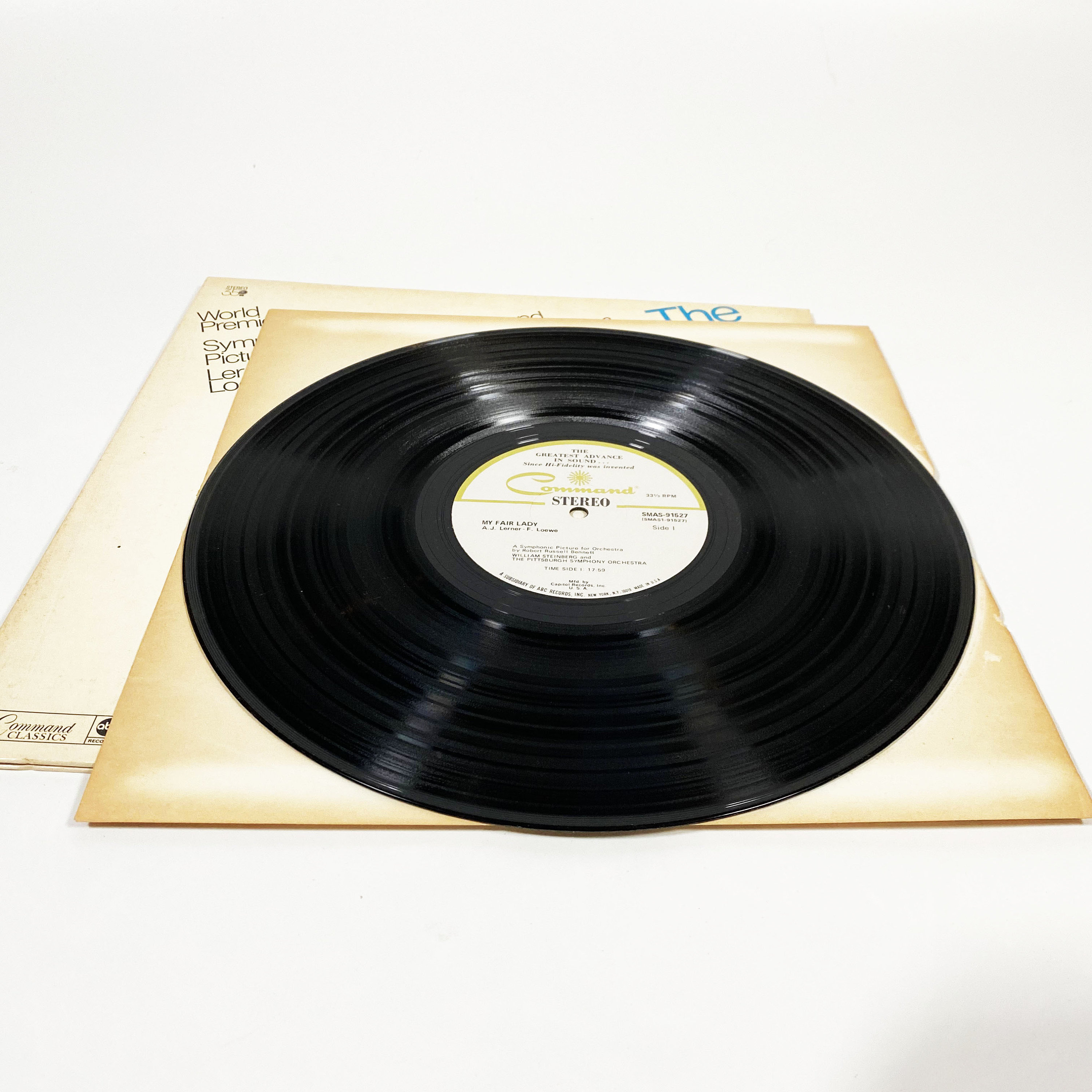 Vintage My Fair Lady and Sound of Music Soundtrack LP Record