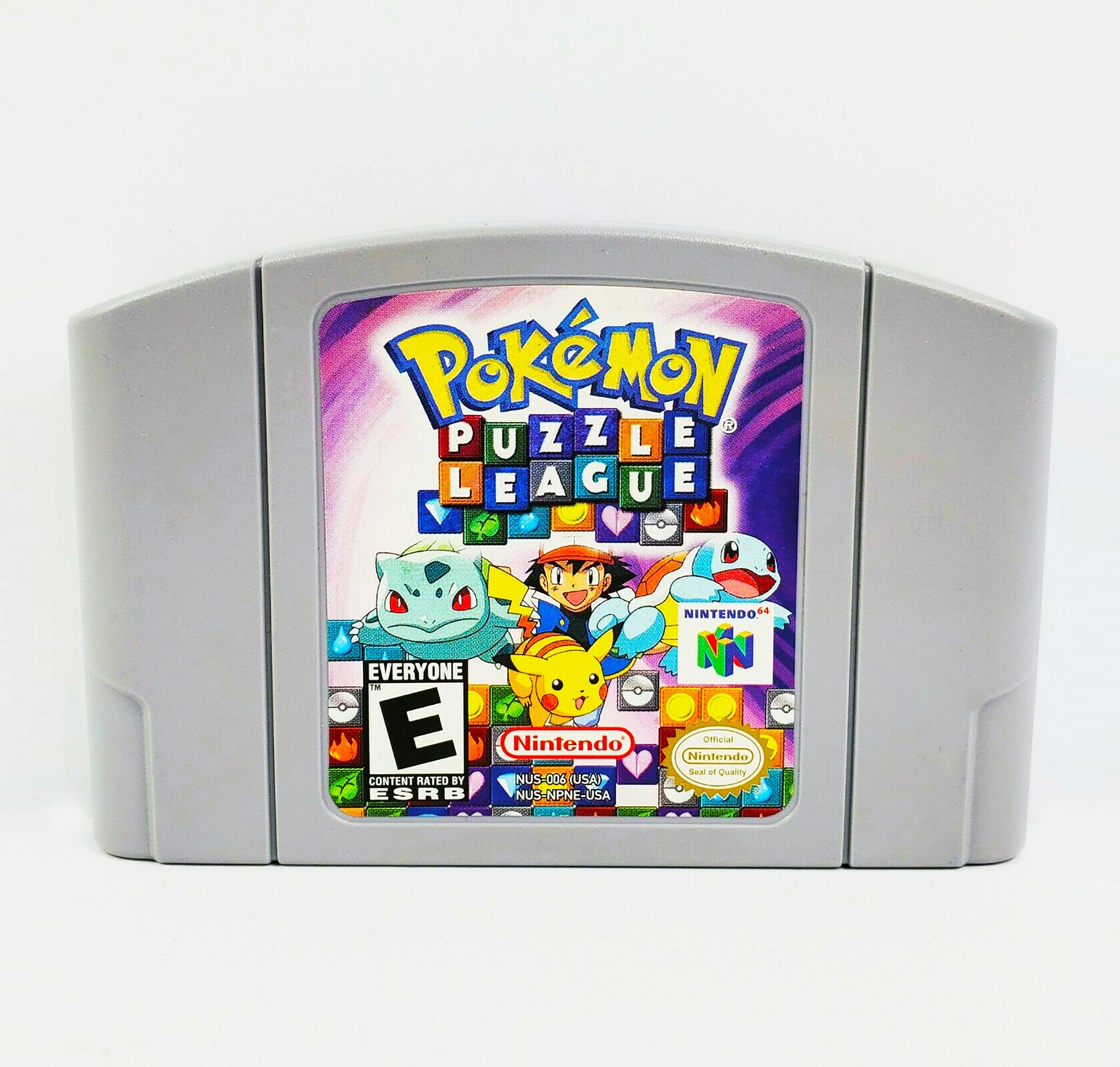 Vintage Nintendo 64 Pokemon Puzzle League Tested Very Clean N64