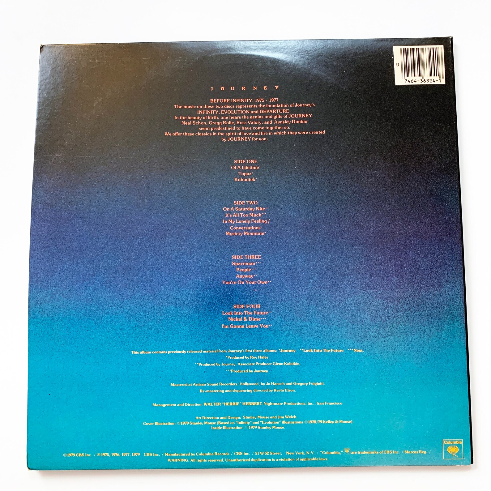 Vintage Journey in the Beginning Album Vinyl LP Record Original 70s 12 ...