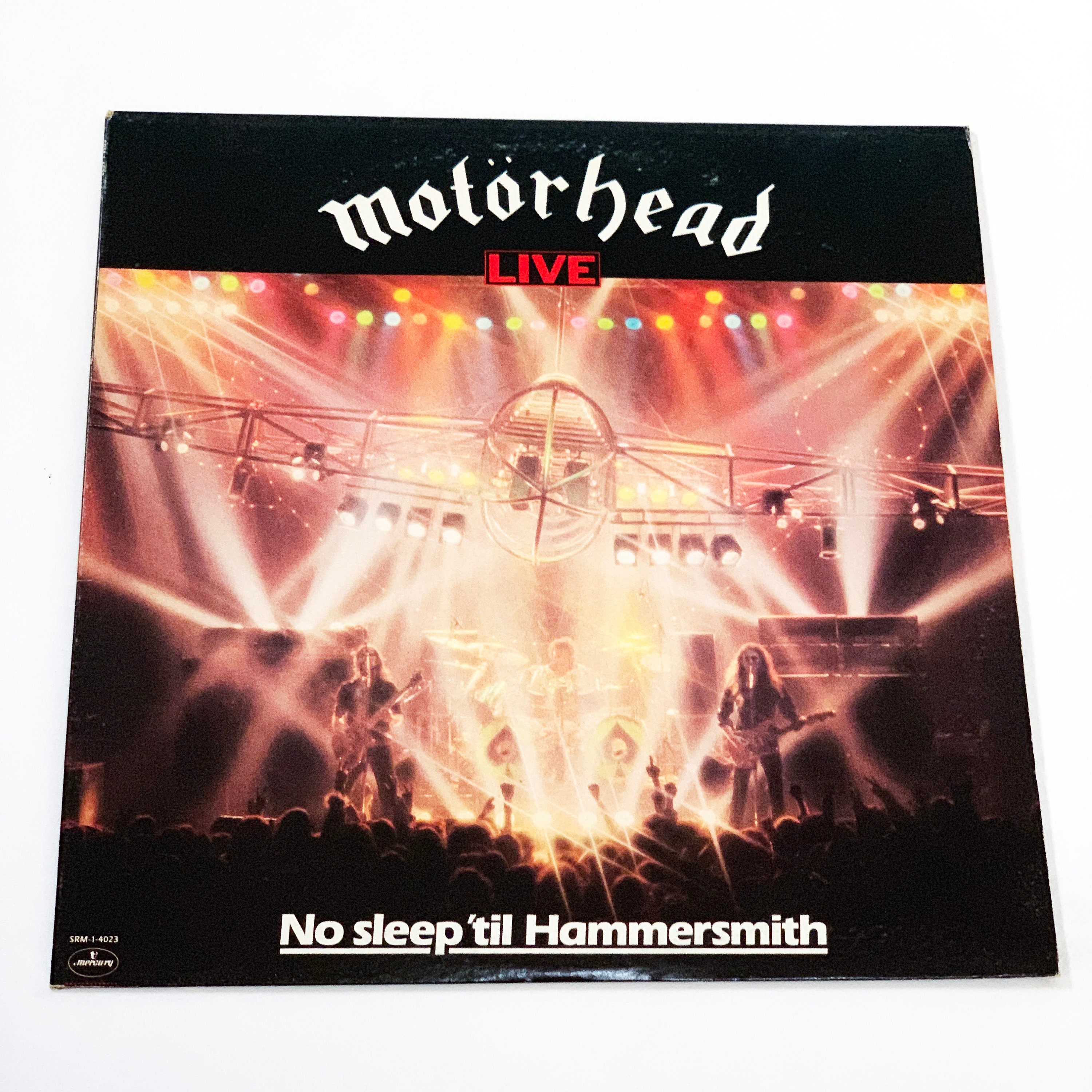 Vintage Motorhead Live Album No Sleep 'til Hammersmith LP Record