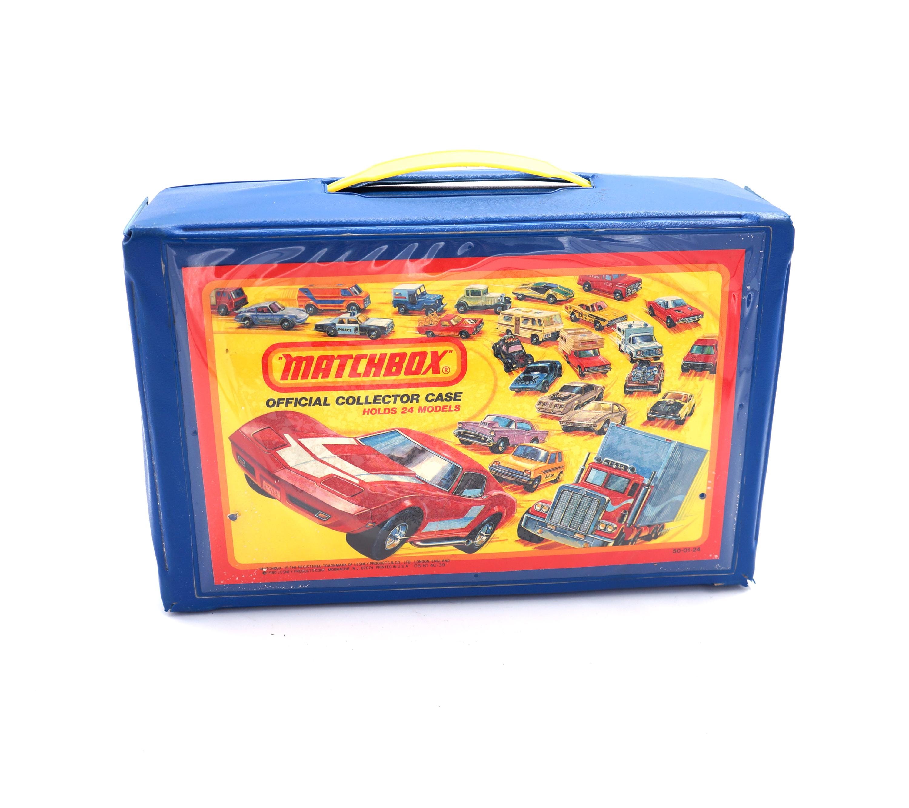 Vintage 1980 24 Car Matchbox Official Collector Car Carrying Case