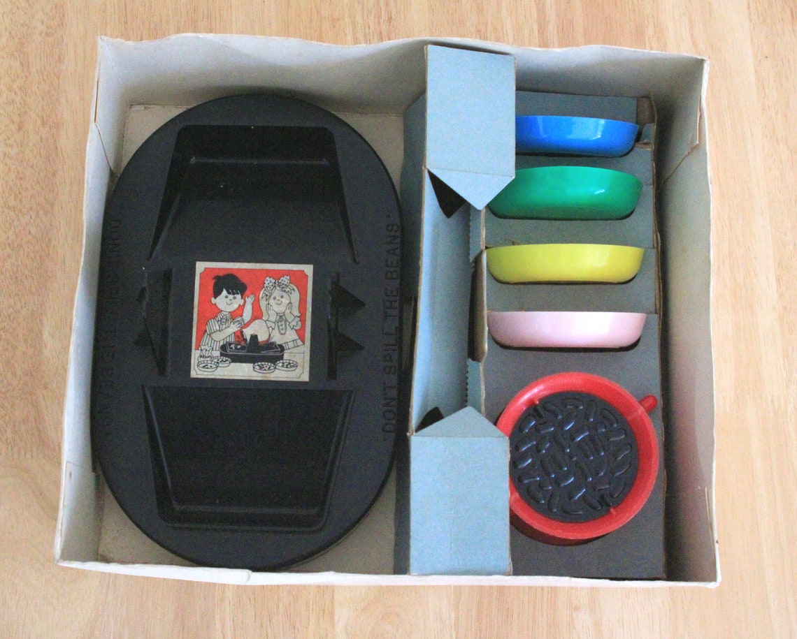 Vintage Don't Spill The Beans Board Game 1960s Etsy