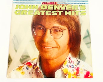Vintage John Denver Greatest Hits Volume 2 II Album Vinyl LP