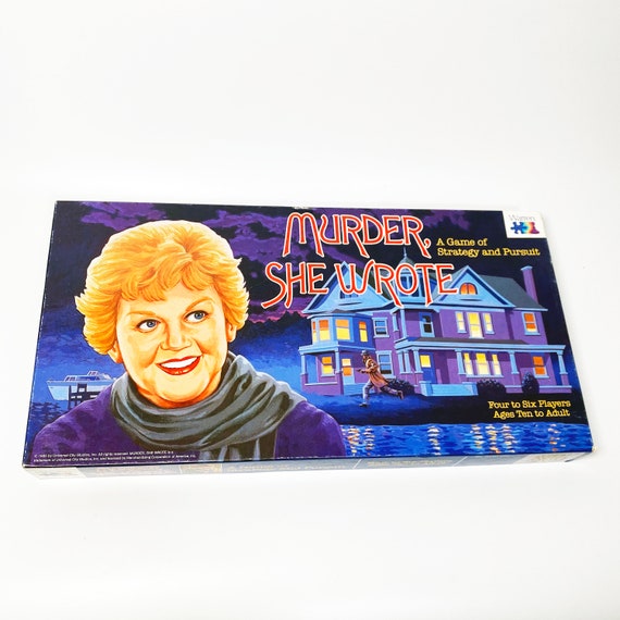 Rare Vintage Murder She Wrote Board Game Complete Mystery Crime