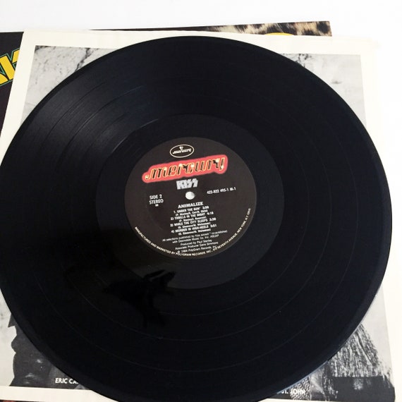 Vintage 1984 Kiss Animalize LP Record Album Vinyl Original