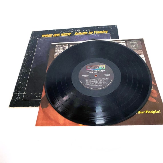 Vintage Three Dog Night Suitable for Framing LP Record Album Vinyl