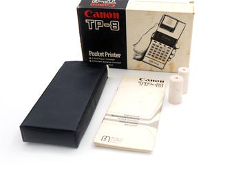 Vintage Canon TP-8 Pocket Printer 80's Thermal Printer - Etsy