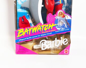 RARE Vintage Baywatch Barbie Lifeguard Sealed and Brand New in Box 1994 Etsy