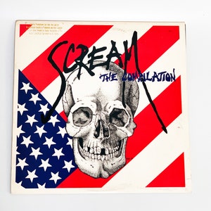 Vintage Scream Compilation LP Record Vinyl Album Punk Rock 80s Janes Addiction TSOL