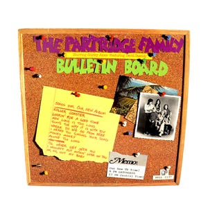Vintage Original 1973 The Partridge Family Bulletin Board LP Record Vinyl Album 70s David Cassidy