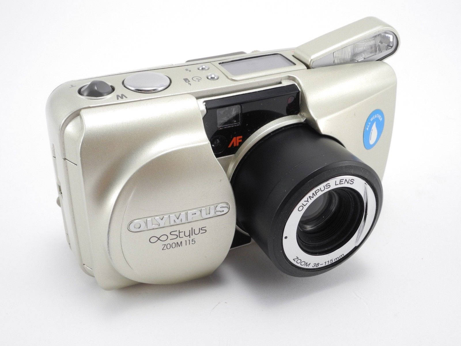 Vintage Olympus Stylus Epic 115 Zoom 35mm Point and Shoot