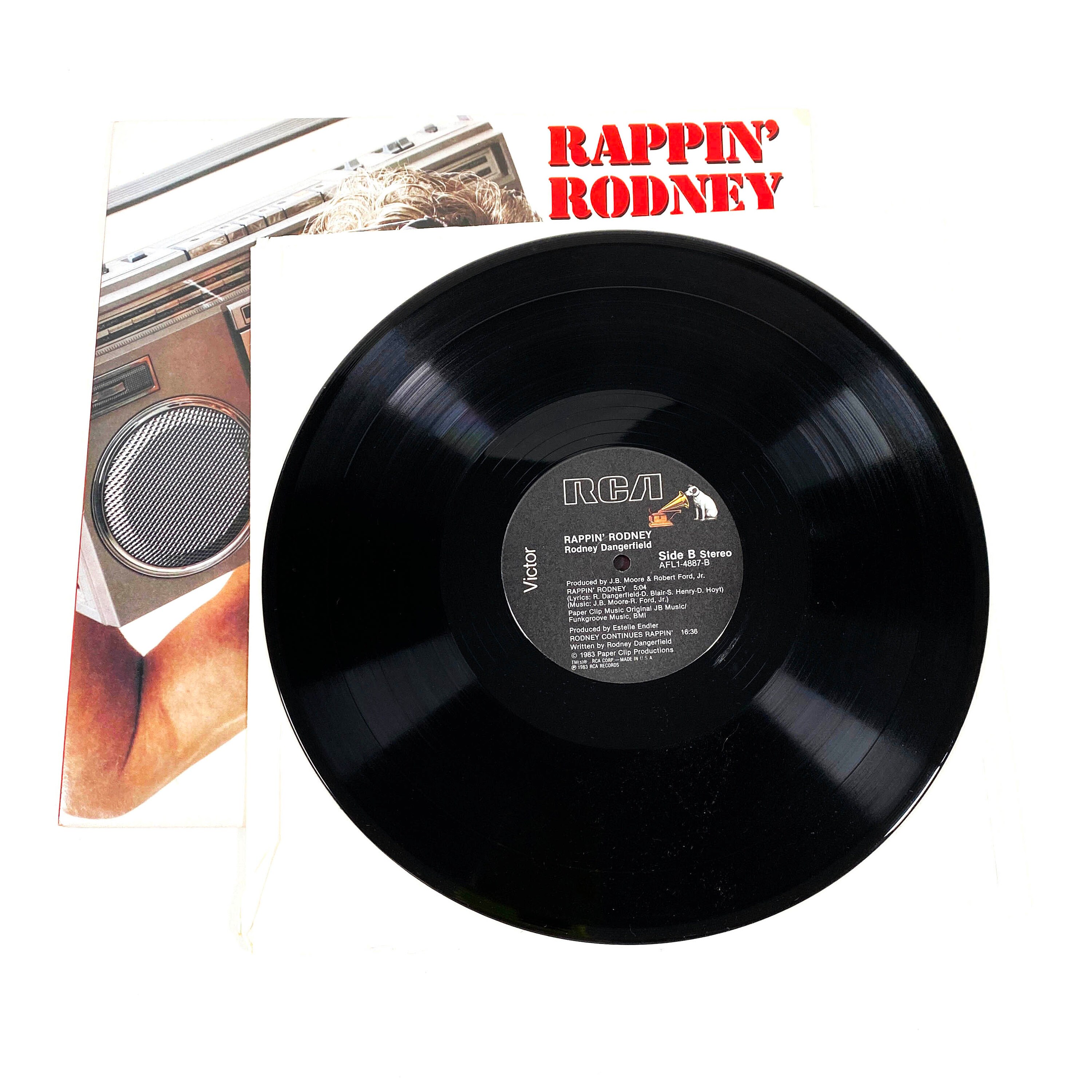Vintage Rodney Dangerfield Rappin Rodney Stand up Comedy Record LP