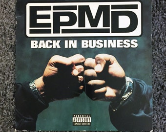 Rare EPMD Back In Business Double LP Vinyl 12" Record Album Hip Hop Rap