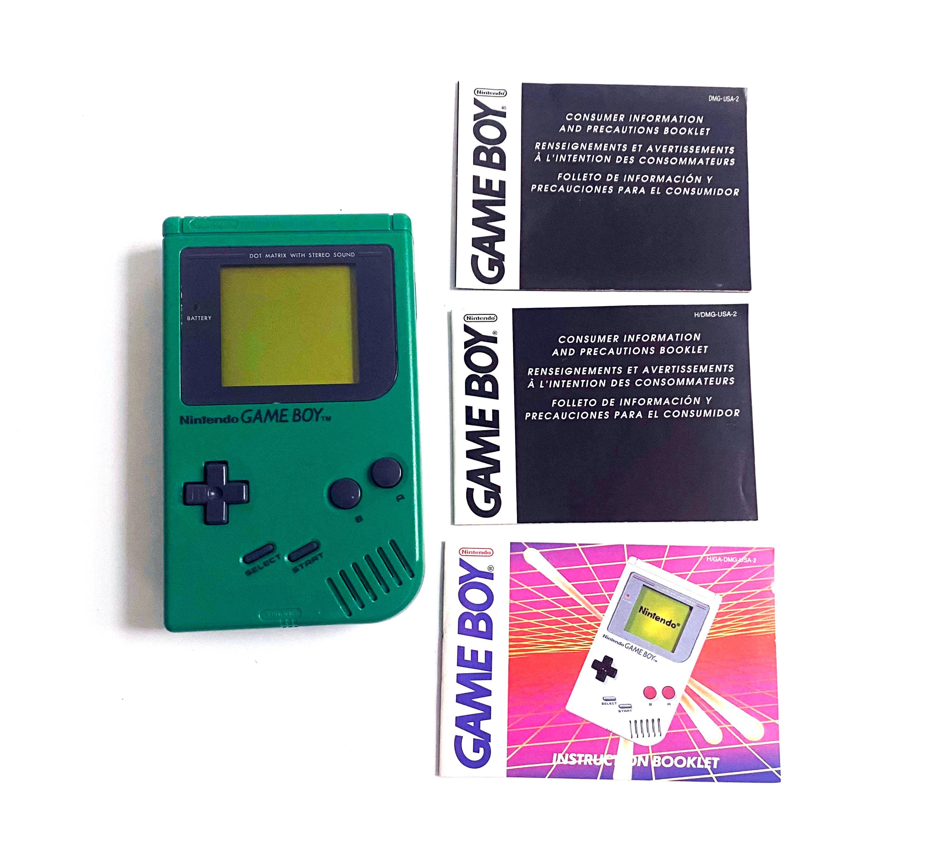 Vintage Nintendo Game Boy DMG-01 (1989 Green, Fully Working) - Etsy