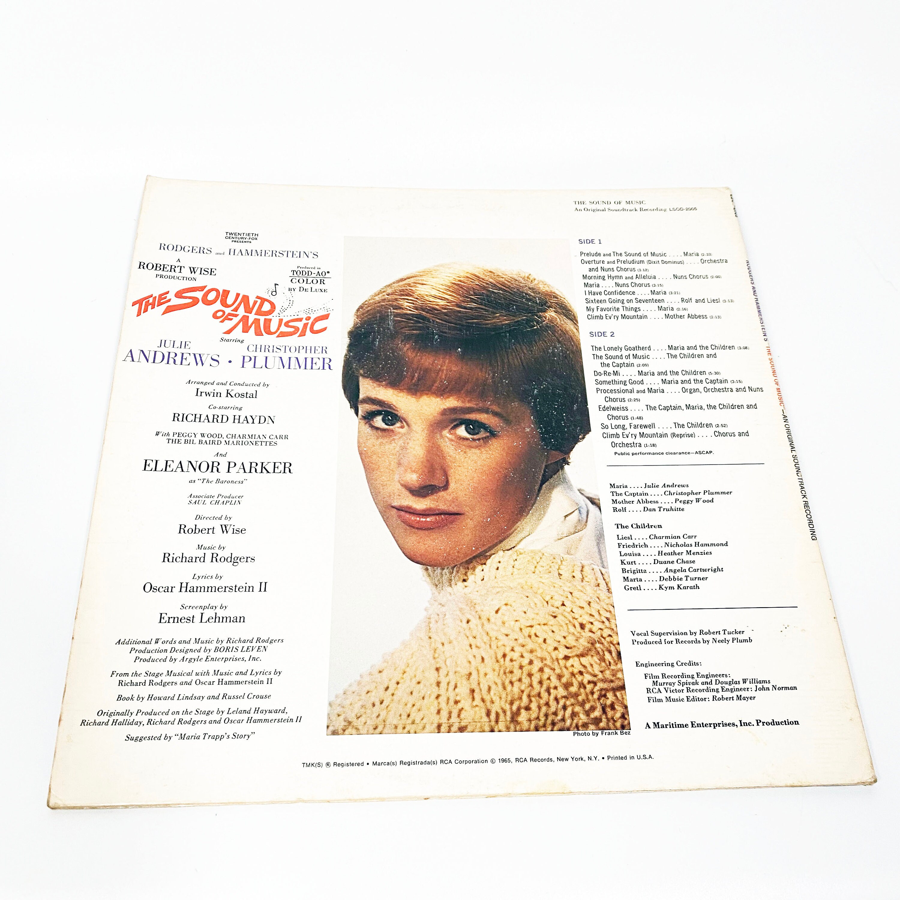Vintage the Sound of Music Vinyl Julie Andrews Musical the