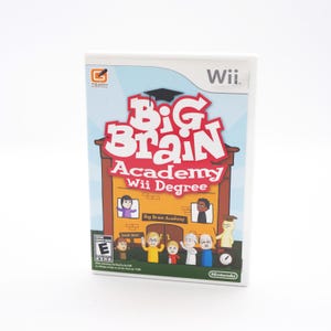 Nintendo Wii Big Brain Academy Video Game Complete with Manual and Case Tested Works Video Games Gamer Educational