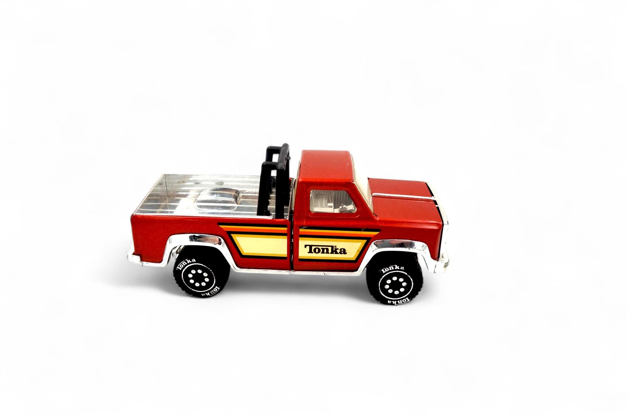 Vintage 1970's Tonka Steel 2 Tone 4x4 Pick up Truck 70's Pressed