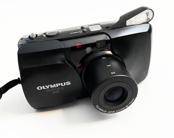 Vintage Olympus Stylus Zoom Point and Shoot 35mm Film Camera