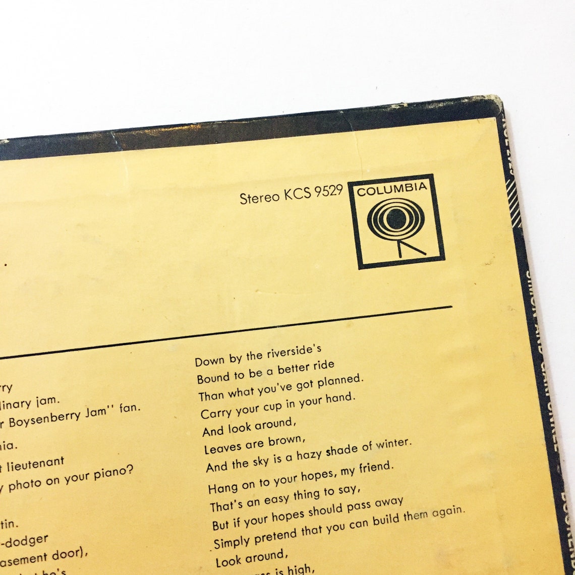 Vintage Original Simon Garfunkel Bookends Paul Simon LP With Etsy