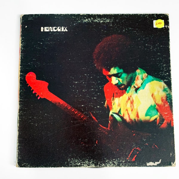 Vintage Jimi Hendrix Band of Gypsys Album Collection 12" LP Record Vinyl Album 60s Vinyl 1960s Rock 1970 Gatefold