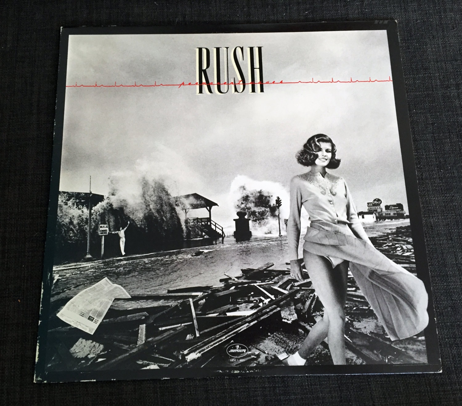 Vintage Rush Permanent Waves LP Record Vinyl Album 12