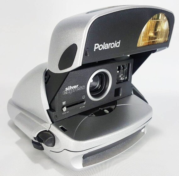 Vintage Polaroid Onestep One Step Silver Express Instant Camera