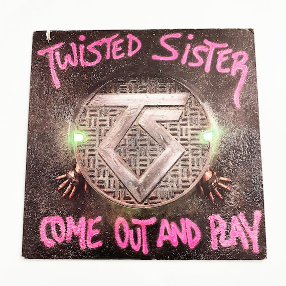 Twisted Sister 1985年LPレコード(米国限定盤) Vintage Twisted Sister Come Out and Play LP Record Vinyl Album