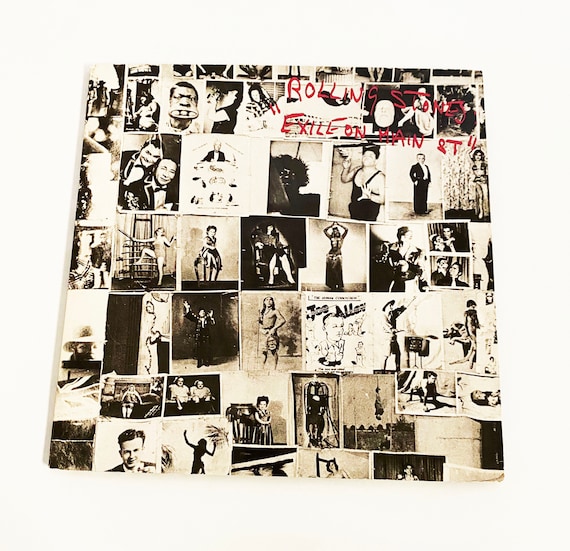 Vintage Rolling Stones Exile on Main Street LP Record Album