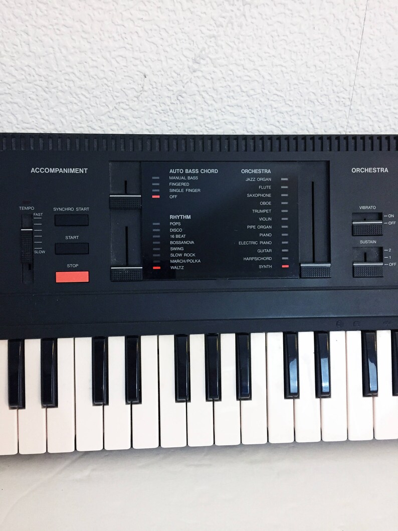 Vintage Yamaha PSS260 80s Music Synth Keyboard Circuit Etsy