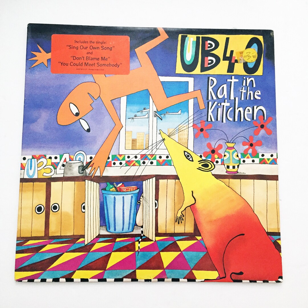 Vintage Original UB40 Rat in the Kitchen LP With Liner Record