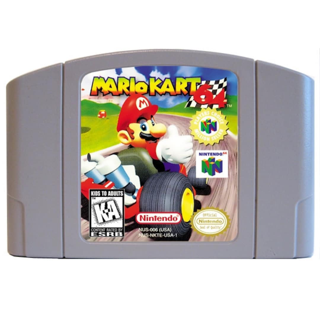 Sikker rolle kedel Vintage Mario Kart 64 Nintendo 64 1996 Tested Excellent Very - Etsy