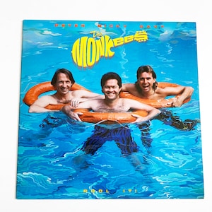 Vintage The Monkees Pool It 12&quot; LP Record Vinyl Album Vinyl 1987