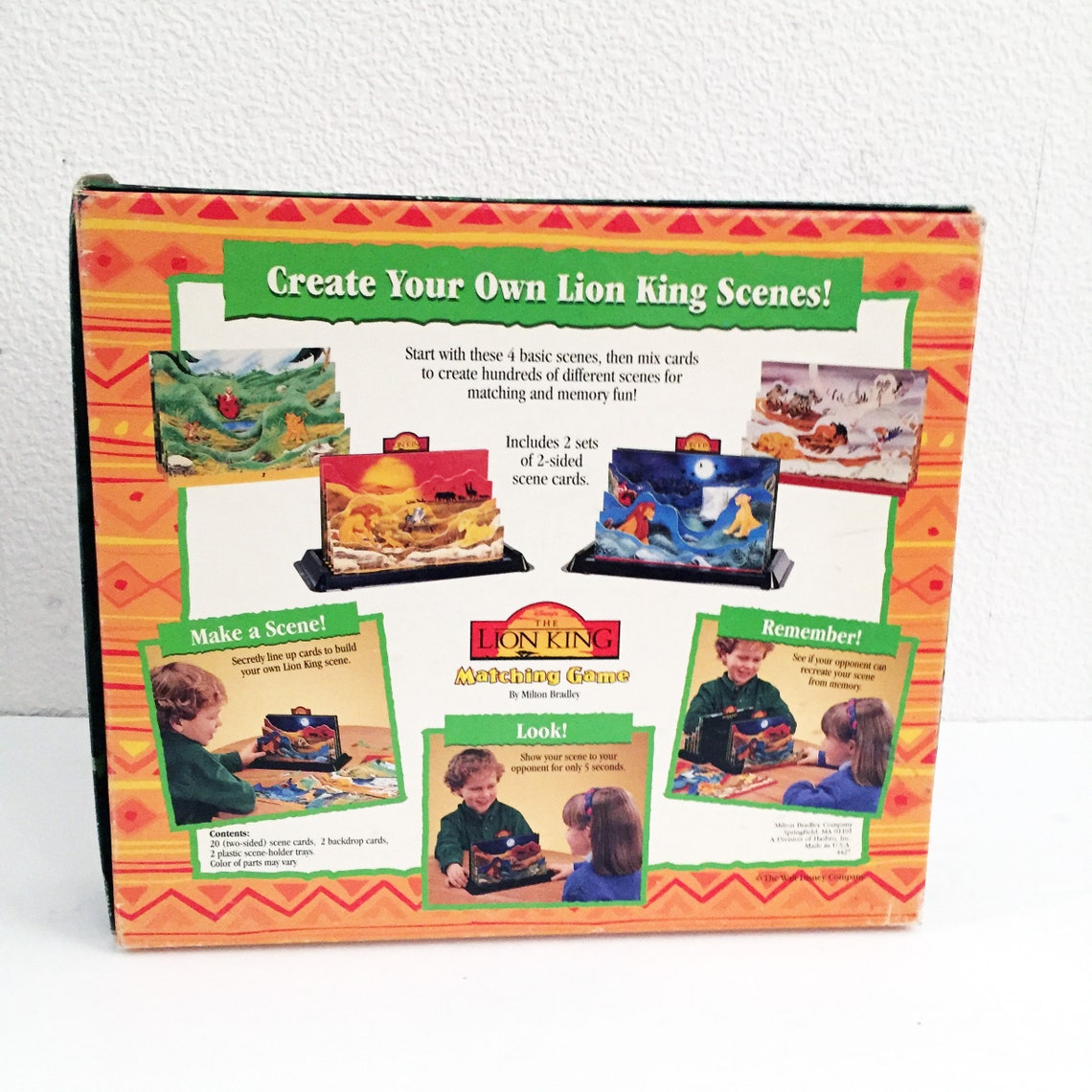 Vintage The Lion King Matching Board Game Complete 1990s | Etsy