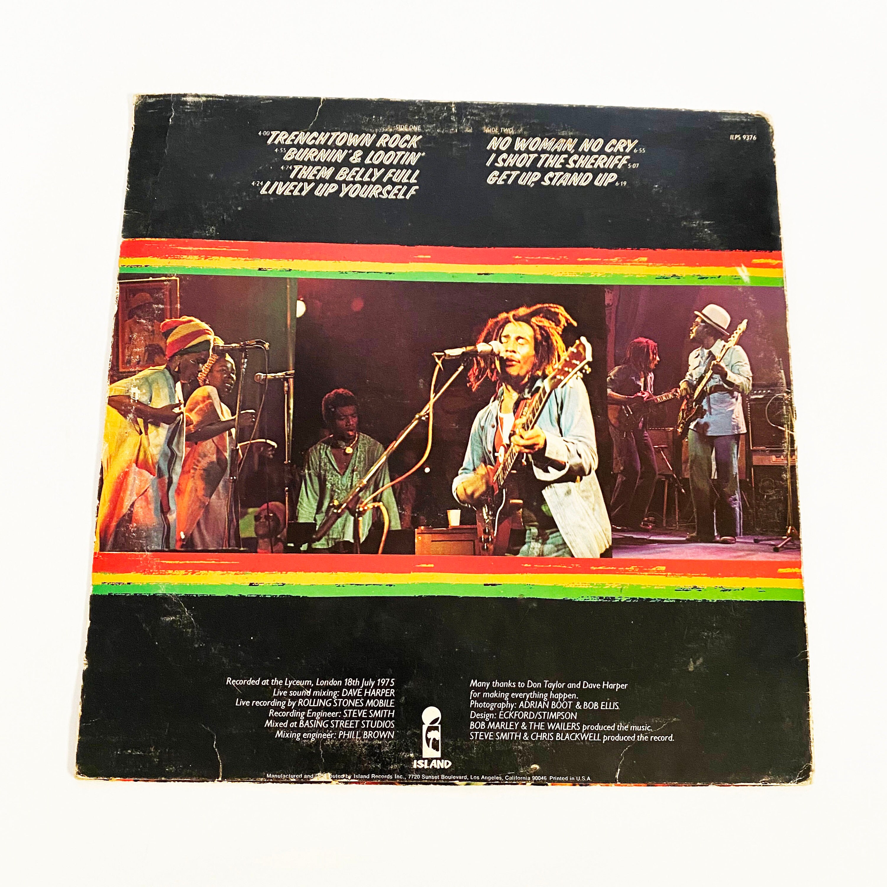A00523811/LP/ボブ・マーリィ&ザ・ウェイラーズ「Live! (1976年
