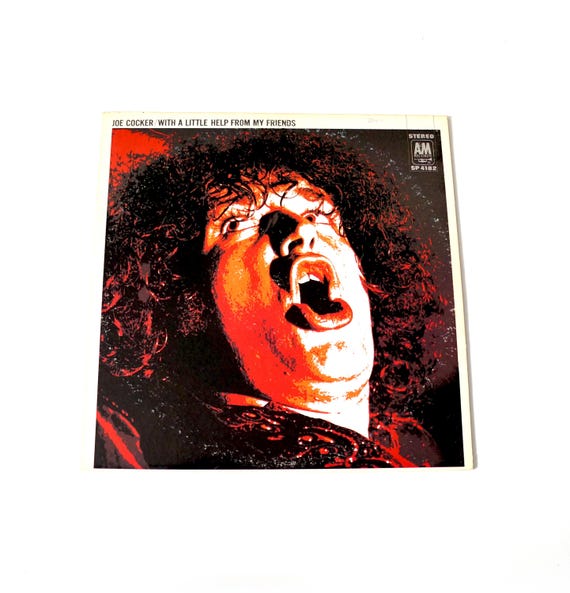 Vintage Joe Cocker With a Little Help From My Friends 1969 Vinyl