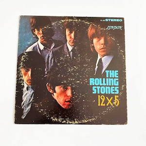 Vintage Rolling Stones 12X5 LP Record Album Vinyl Original 1964 1960s 12&quot;