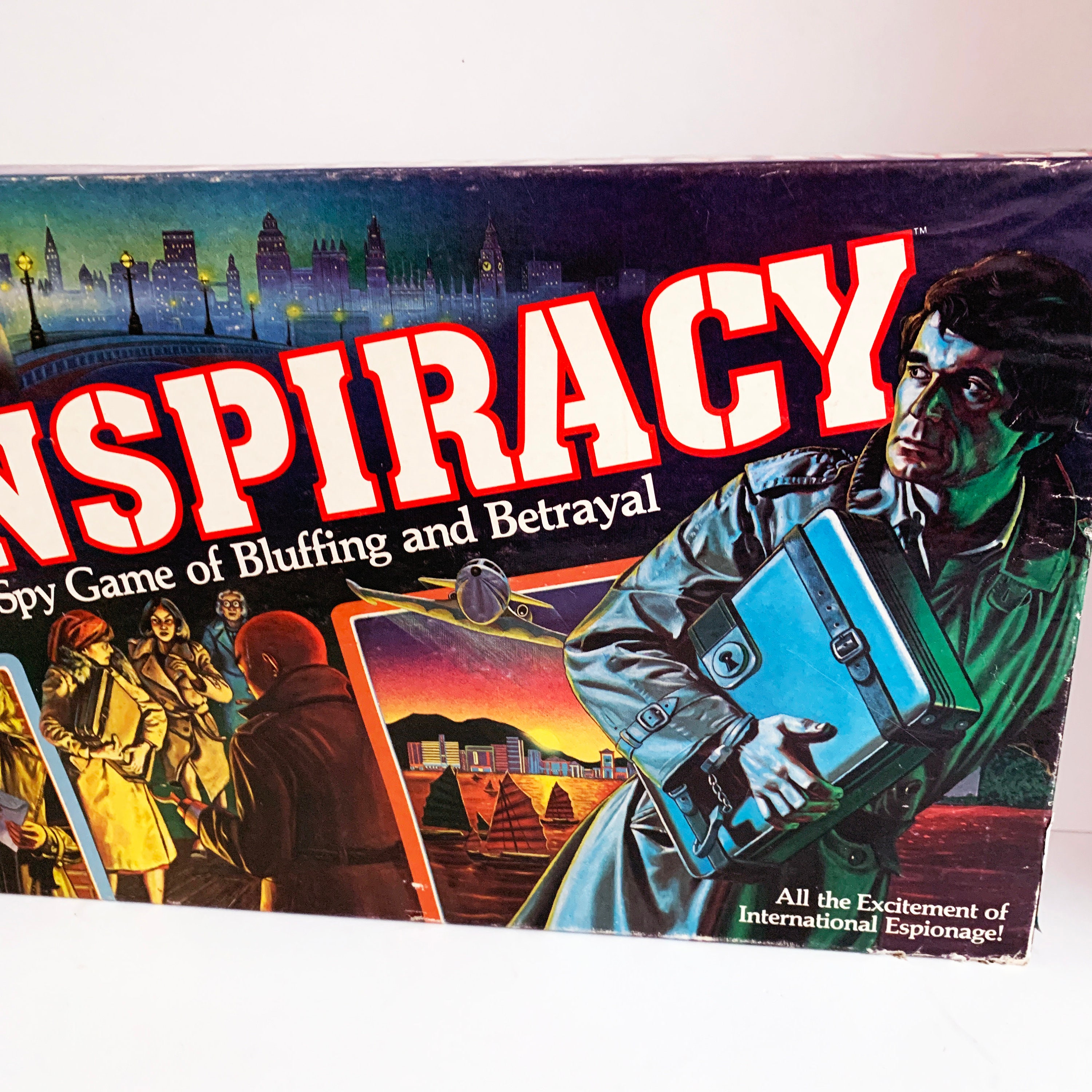 Vintage Conspiracy Board Game 100% Complete 1982 80s Toys 1980s