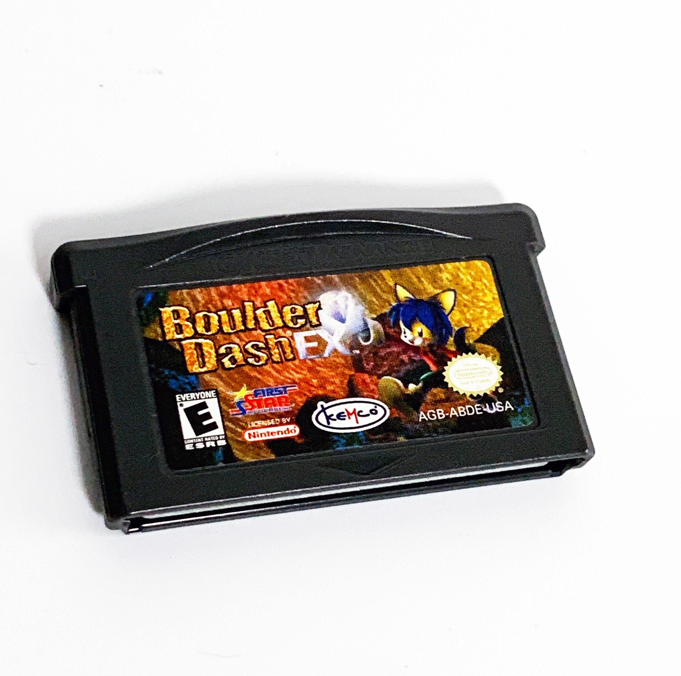 Nintendo Gameboy Advance SP Boulder Dash Ex Game - Etsy