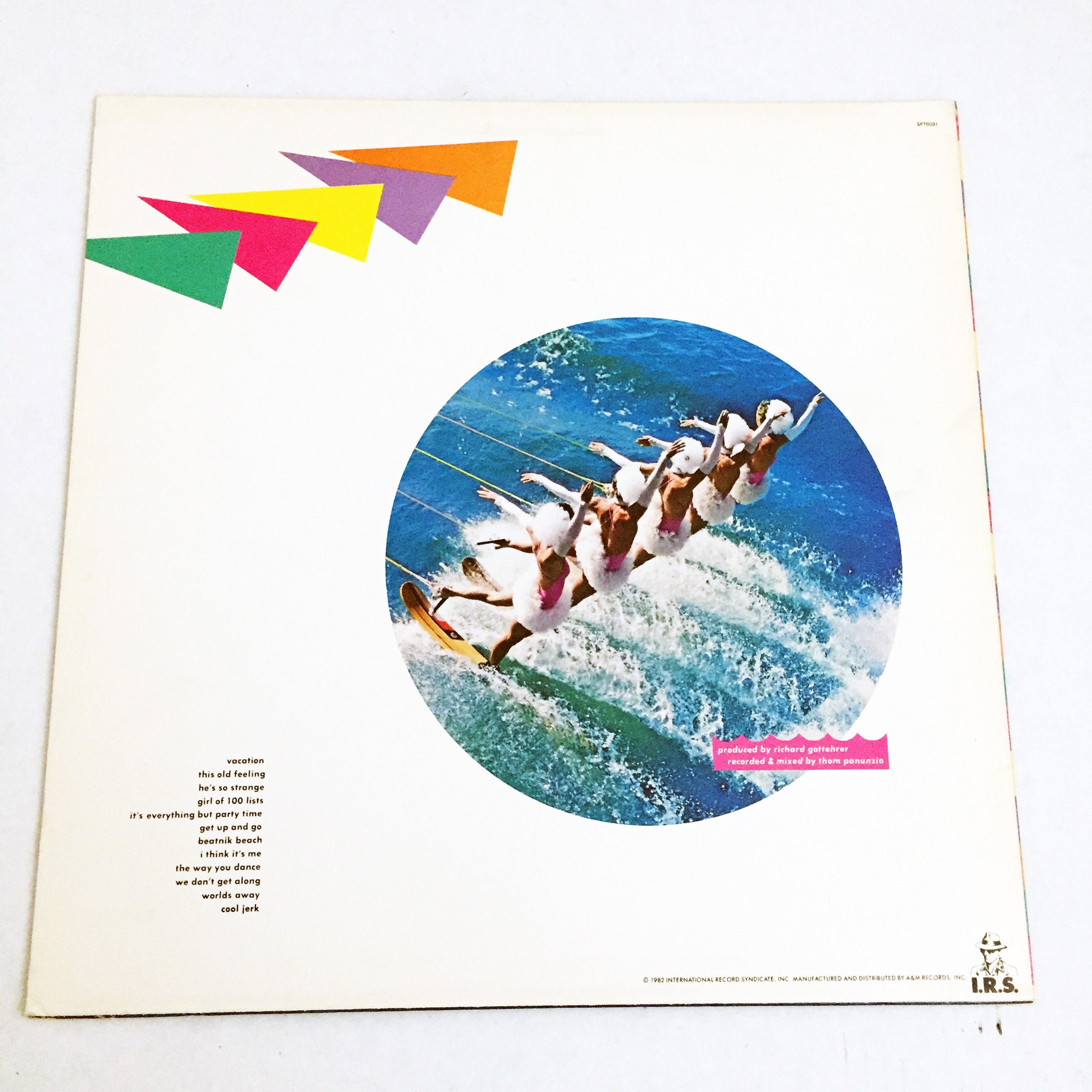 Vintage the Go Gos Vacation LP Record Vinyl Album Excellent