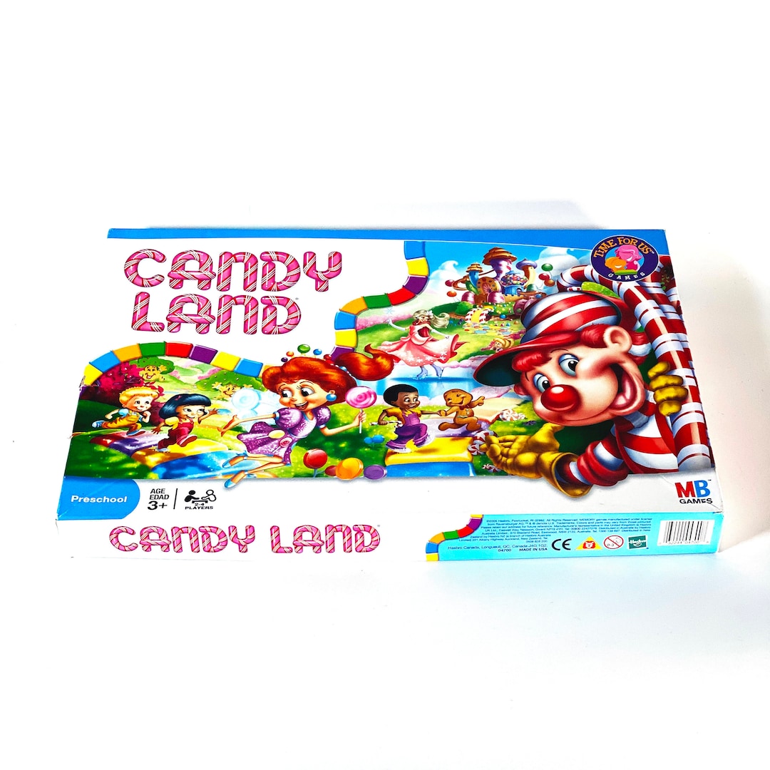 Vintage Candyland Milton Bradley Board Game Candy Land Toys 100% ...