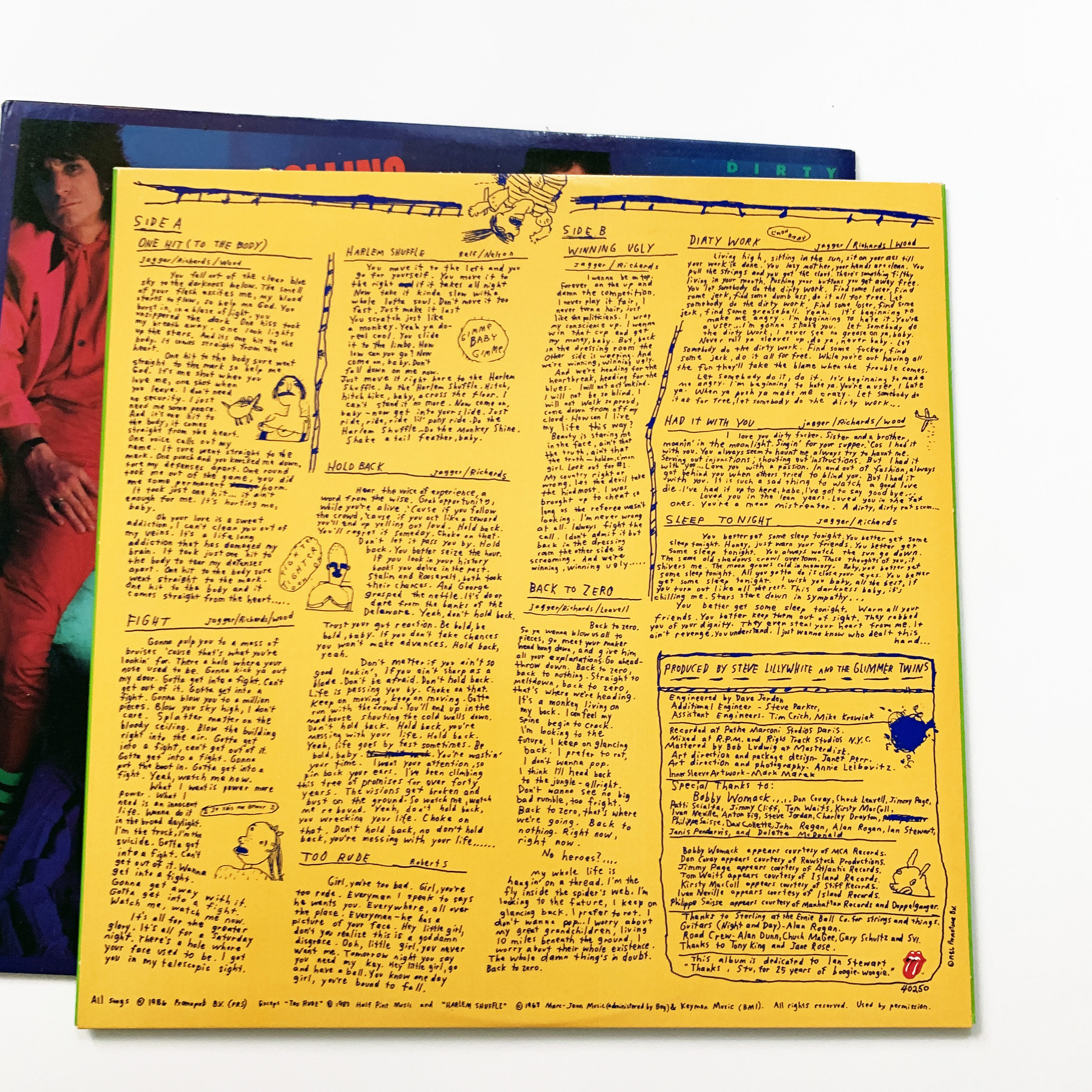 『ＤＩＲＴＹ ＷＯＲＫ／ＴＨＥ ＲＯＬＬＩＮＧ ＳＴ…』国内初回盤【未開封新品】 Vintage The Rolling Stones Dirty Work LP Record Album Vinyl